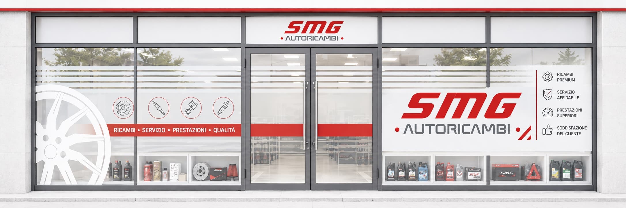 Negozio SMG Autoricambi, Locarno